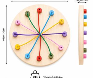 Rainbow Circle Thread Game